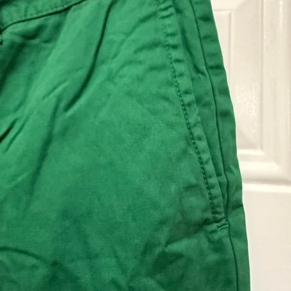 JCPenney Green Flat Front Shorts for Casual Style - Picture 3 of 6